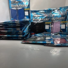 JUMBO Stretchable Book Cover Black  XXL Fits Books Lot Of 21  Various Colors