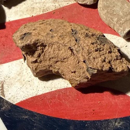 Dug Civil War 💥 🇺🇸 💣 Bormann Cannonball Frag W Fuze Thread Visible