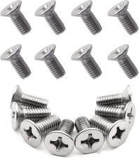 Stainless Steel Brake Disc Rotor Screws, 8pcs for Front and Rear