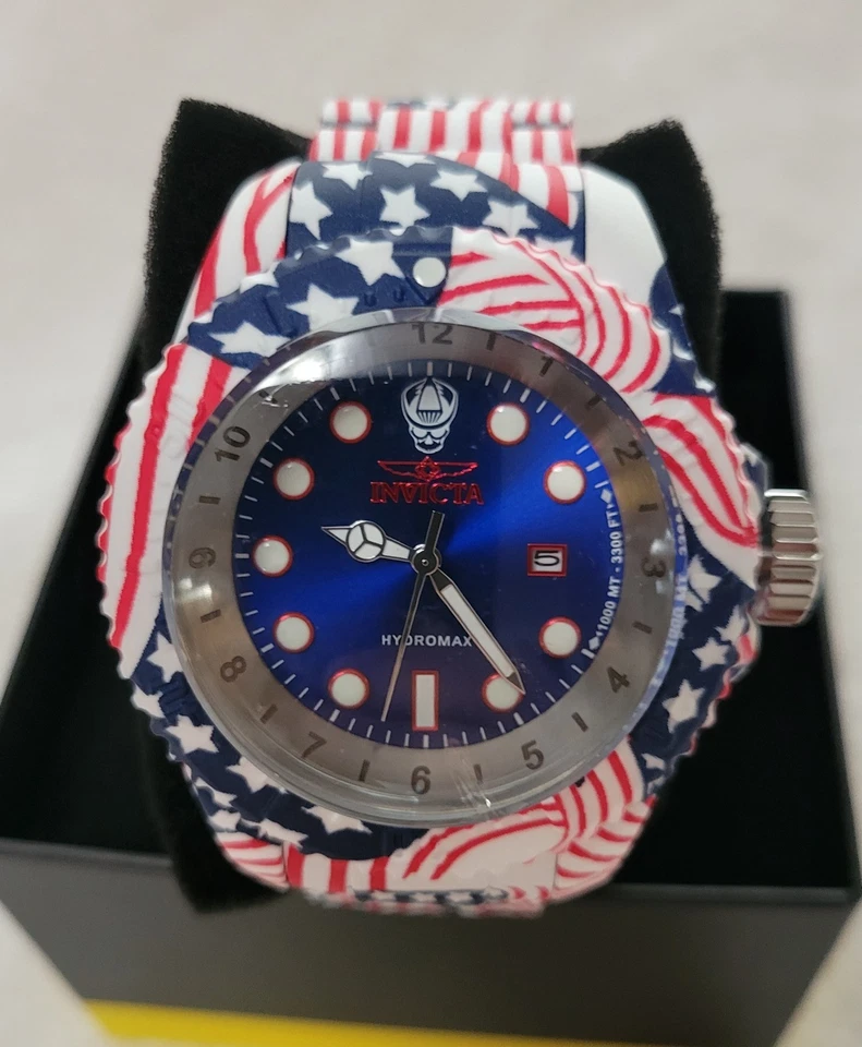 Reloj Hombre Invicta Hydromax - 52mm, Chapado Aqua, Acero 49567 Foto 3 de 4