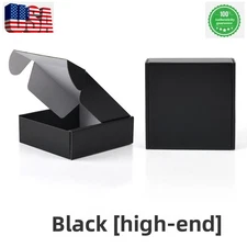 10 pieces corrugated 6"x6"x2", 6"x4"x2" black transport packaging aircraft box