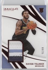 2020-21 Panini Immaculate Remarkable Rookie Jerseys Red 9/25 Xavier Tillman 3p7