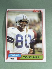 Tony Hill 1981 Topps Dallas Cowboys #355 EE864