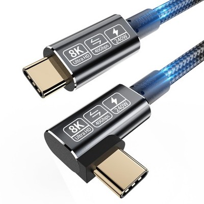 3.3 Ft USB C Thunderbolt 4 Cable 240W Monitor 40Gbps Data Transfer 8K Video