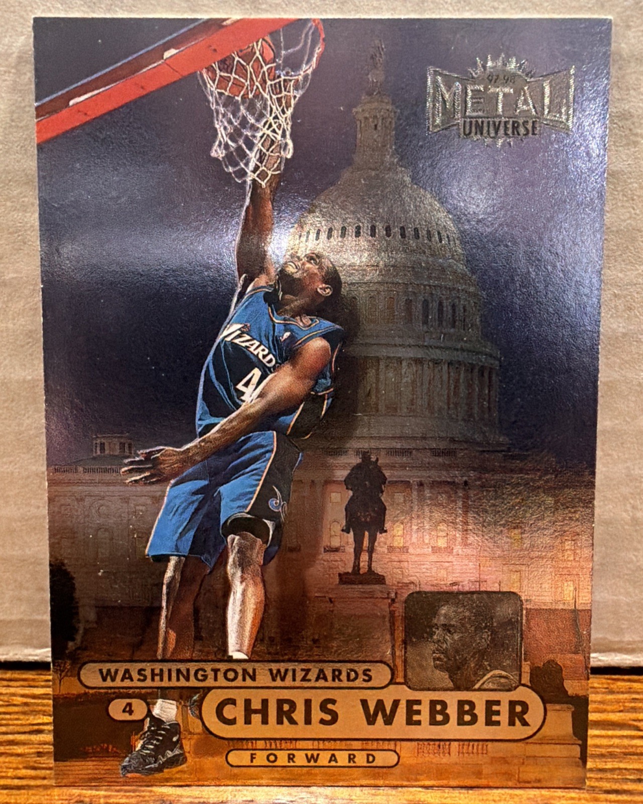 1997-98 Metal Universe Championship Preview - Chris Webber #37