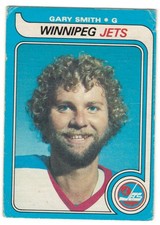 1979-80 O-PEE-CHEE # 103 GARY SMITH WINNIPEG JETS OPC HOCKEY CARD - LOOK !!!!!
