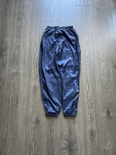 Vintage Nike Pants Medium Navy Windbreaker Track Warm Up Jogger