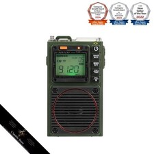 Retekess TR111 Radio Portable Radio VHF Shortwave Radio Rechargeable Speaker