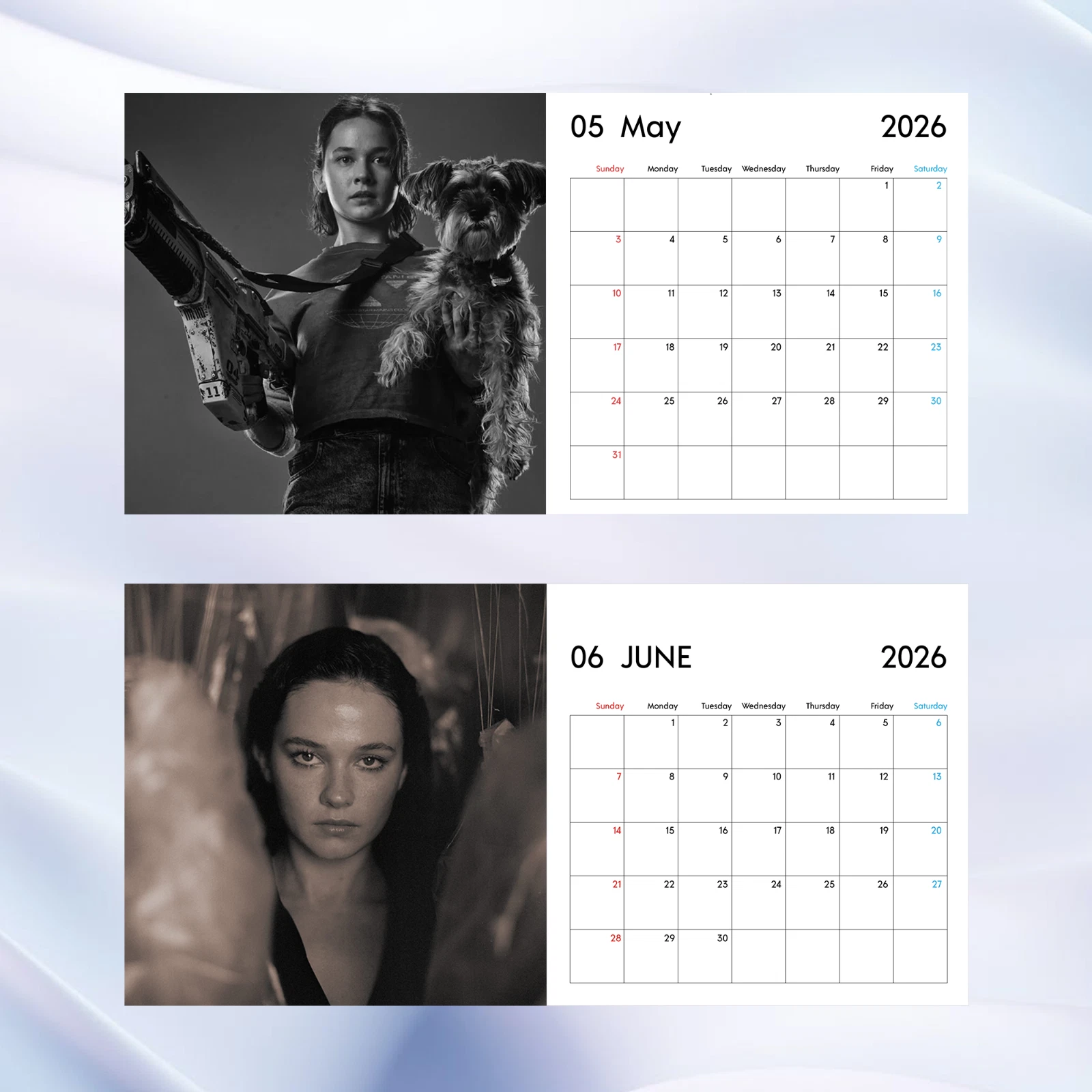 Cailee Spaeny 2026 Wall Calendar, Stylish Actress Photos, Celebrity Fan Gift