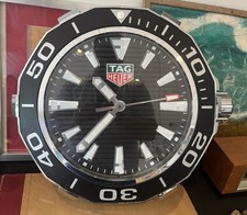 Vintage Tag Heuer Dealers Aquaracer Wall Cloc...