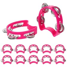 12 Pcs Shakers Musical Instruments Tambourine Hand Bell Children's