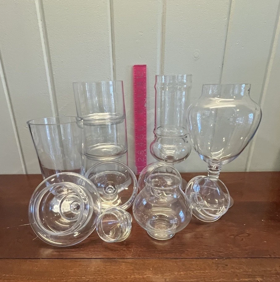 Clear Glass Apothecary Jars *YOU CHOOSE* Candy Decor Display *READ* - Image 4 of 4