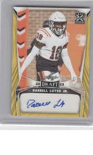 2023 Leaf Draft #BA-DLJ Darrell Luter Autographs Gold B14R4C155