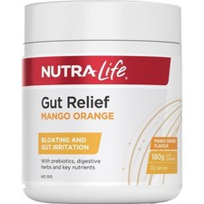 Nutra-Life Gut Relief Mango Orange 180g - Digestive Health Support