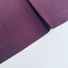 Brown Purple C 7x56 Vintage Jacquard Japanese Kimono Silk Fabric SCH68