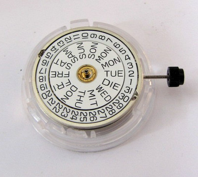 ETA 2836-2 Automatic movement with day date at 3. NEW from STOCK, swiss made