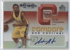 2005-06 Upper Deck NBA Reflections 18/30 Salim Stoudamire Channing Frye Auto 0a1