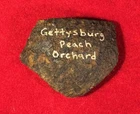 SCARCE GETTYSBURG CIVIL WAR ARTILLERY SHRAPNEL FOUND AT THE PEACH ORCHARD