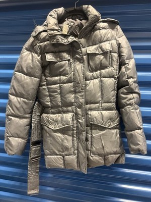 Add Down Women's Puffer Jacket Fur Trim Hood Size 4