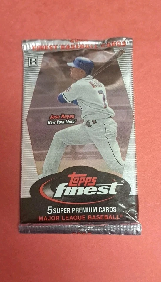 2008 TOPPS FINEST SEALED PACK + SEALED AROD BOXTOPPER PACK - Image 2 of 4