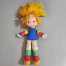 Vintage 1983 Hallmark Mattel Rainbow Brite 10" Plush Doll Yarn Hair