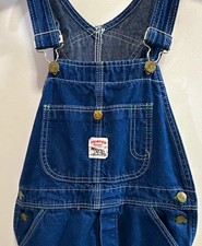 Vintage Pointer Brand Size14  26x30 Blue Denim Bib Overalls Bib Pocket Youth