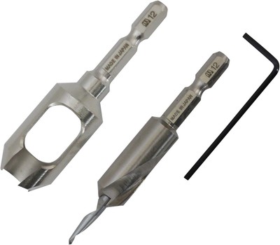 New STAR-M COUNTERSINK & PLUG CUTTER SET (4x12x12mm) 58S-S4120 from Japan