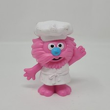 Sesame Street Workshop Chef Gonger 3" Figure Pink Monster Toy Hasbro 2018