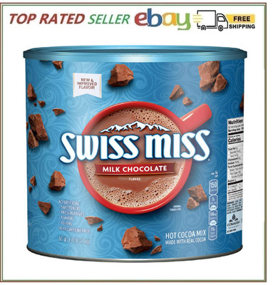 Swiss Miss Milk Chocolate Flavor Hot Cocoa Mix Canister, 76.55 Oz.