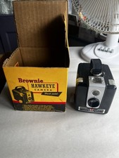 Kodak Brownie Hawkeye Flash Model Vintage Box Camera, Collectible