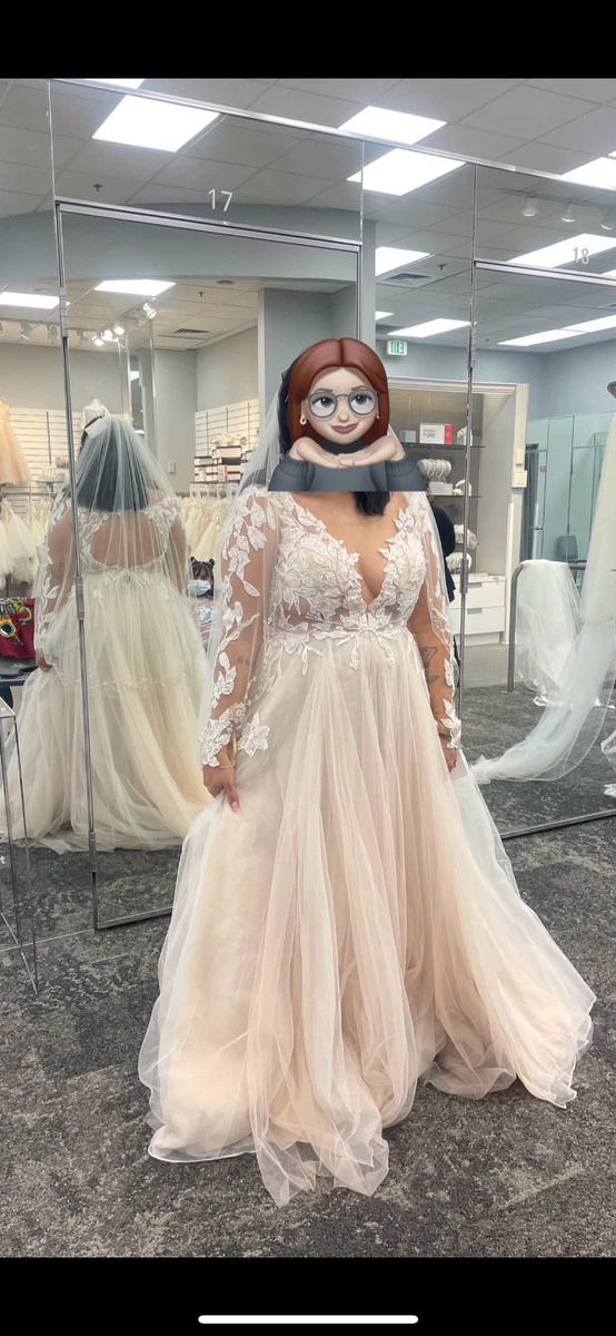 galina signature long sleeve off shoulder sequin lace wedding dress Long Sleeve Off Shoulder Sequin Lace Wedding Dress