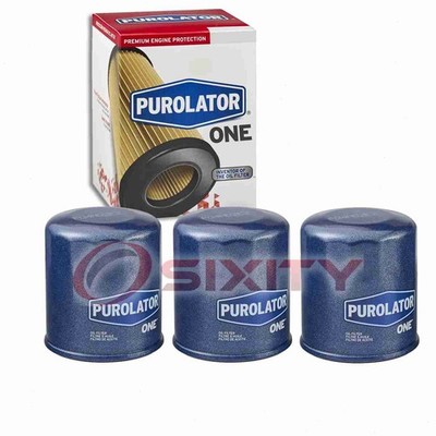 3 pc PurolatorONE PL14476 Engine Oil Filters for Oil Change Lubricant zm