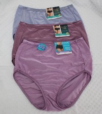 NWT set/3 VANITY FAIR ILLUMINATION BRIEFS 13109 BLUE ROMANCE ORCHID MAUVE 6/M