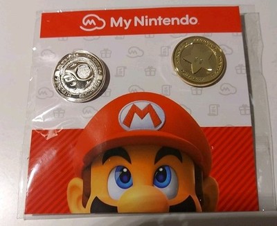 Super Mario/ Nintendo/ 2 Taler-Anstecknadeln/ Gewinn-Münzen/ Pinns/ Sammeln