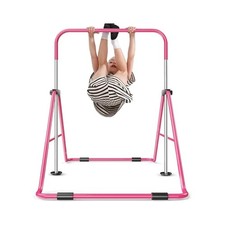 Adjustable Gymnastics Bar for Kids, Folding Horizontal Bar, Home Training