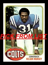 1976 Topps Football #4-249 EX/EX-MT Pick From List ALL PICTURED yy2