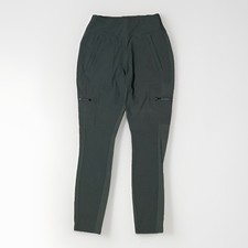 Athleta Green Highland Hybrid High Rise Cargo Active Leggings Pants Women Size 2