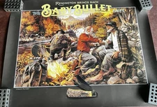 1996 Baby Bullet Bullet Knife Poster “a Break In The Action ” Remington