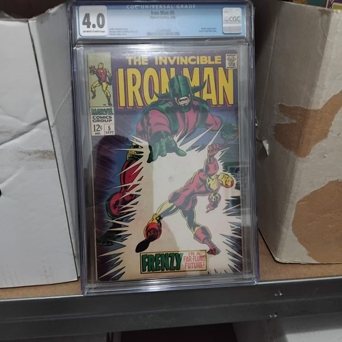 Iron Man Issue 5 Issue Date 9/68 CGC 4.0 Comic