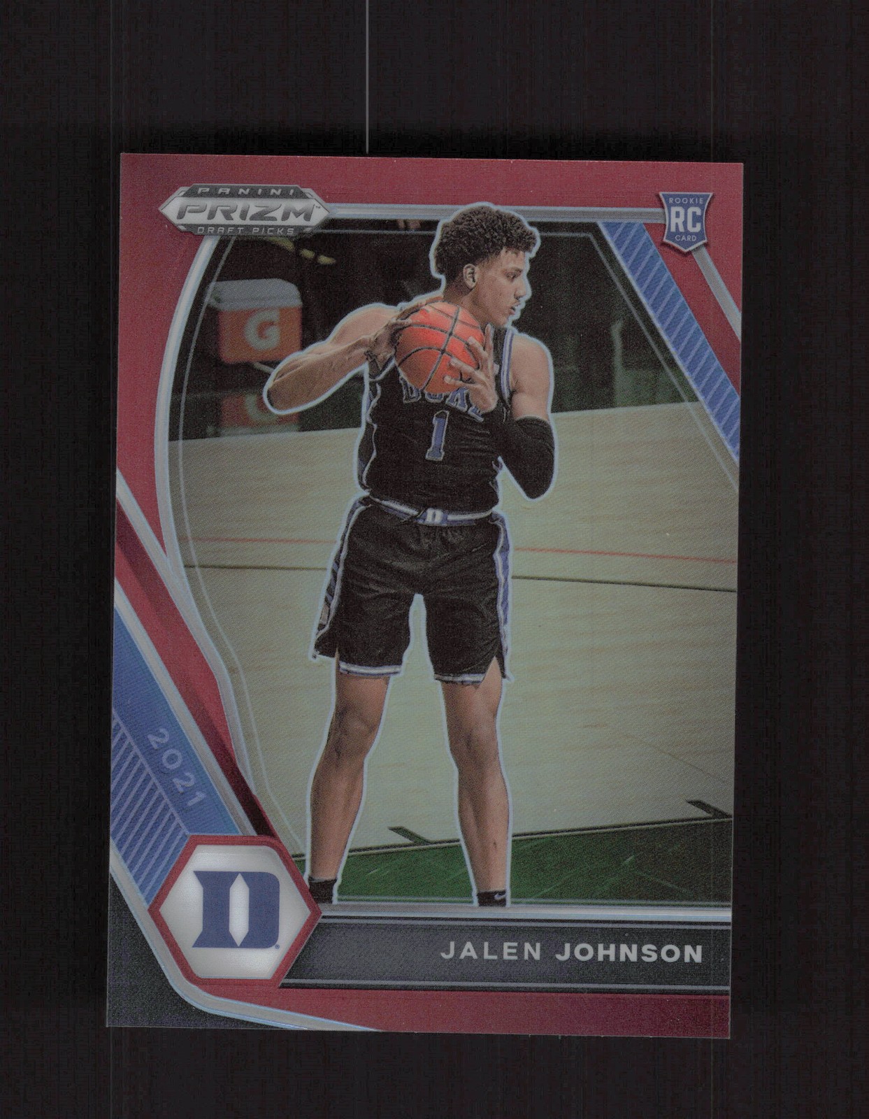 2021 Panini Prizm Draft Picks #10 Jalen Johnson Red #/299