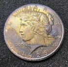 1926-S Silver Peace Dollar $1 - San Francisco - 90% Silver - Unc. - Obv. Toner