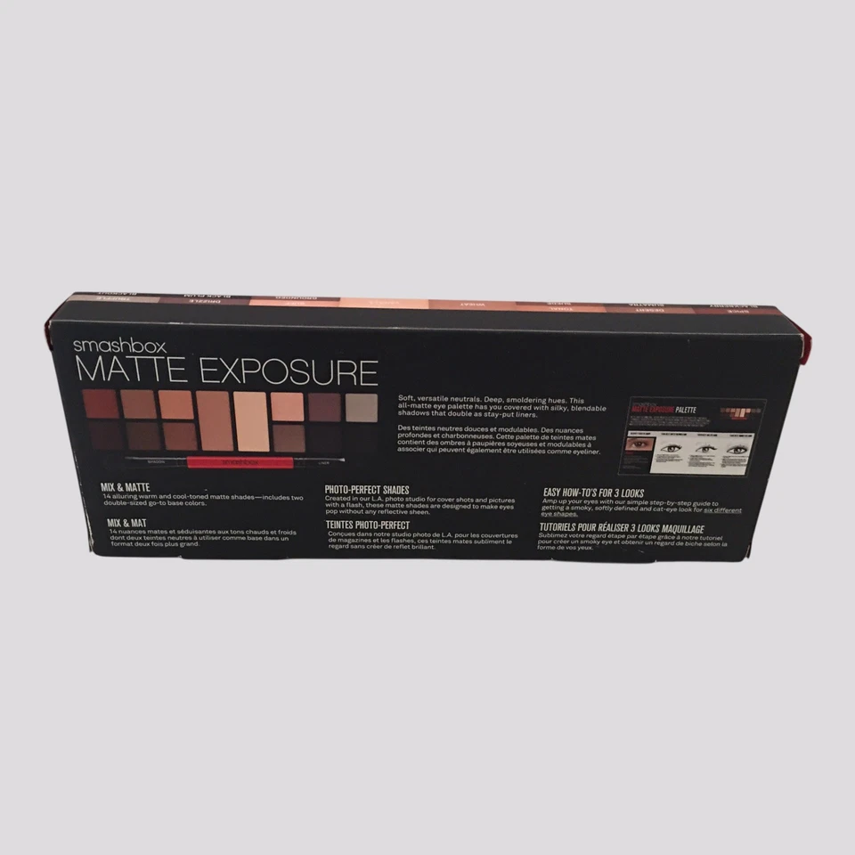 Smashbox ~ MATTE EXPOSURE Eye Shadow Palette - Neutrals & Smoldering *NEW *RARE! - Image 2 of 4
