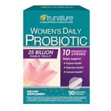 Trunature WOMEN'S DAILY PROBIOTIC 90 VEGETARIAN CAPSULES EXP 03/27