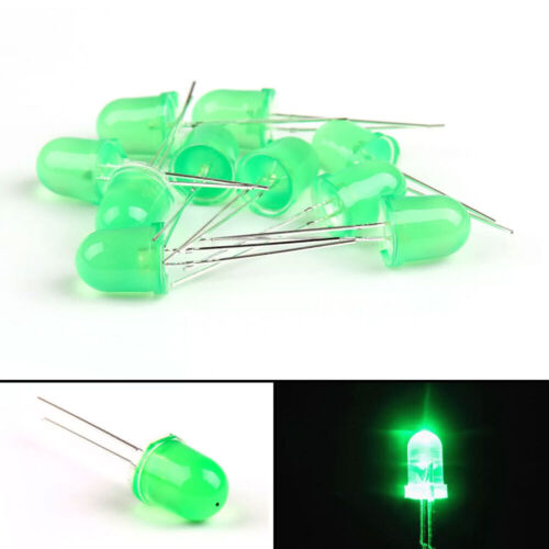 100-500Pcs Diffused LED Diode Mini Lights Emitting Diodes Round Head 8mm 10mm - Picture 4 of 17