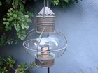 Antique SHIPS BRASS GLOBE/ONION SALON OIL LAMP-24 Photos-HANDSOME-PRACTICAL-L@@K — photo 4