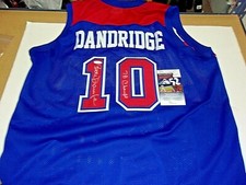BOB DANDRIDGE WASHINGTON BULLETS 1978 CHAMPS BLUE JSA/COA SIGNED JERSEY