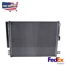 A/C Condenser Aluminum Core Front Fits 10-22 Jeep Grand Cherokee Dodge Durango