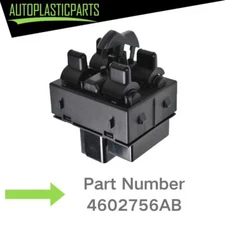 For Jeep Wrangler 4 Door 2007-2010 Front Left Side Master Power Window Switch