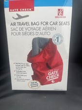 J.L. Childress Gate Check Travel Bag for Car Seat, Booster Seat Red 34x18x18 NEW