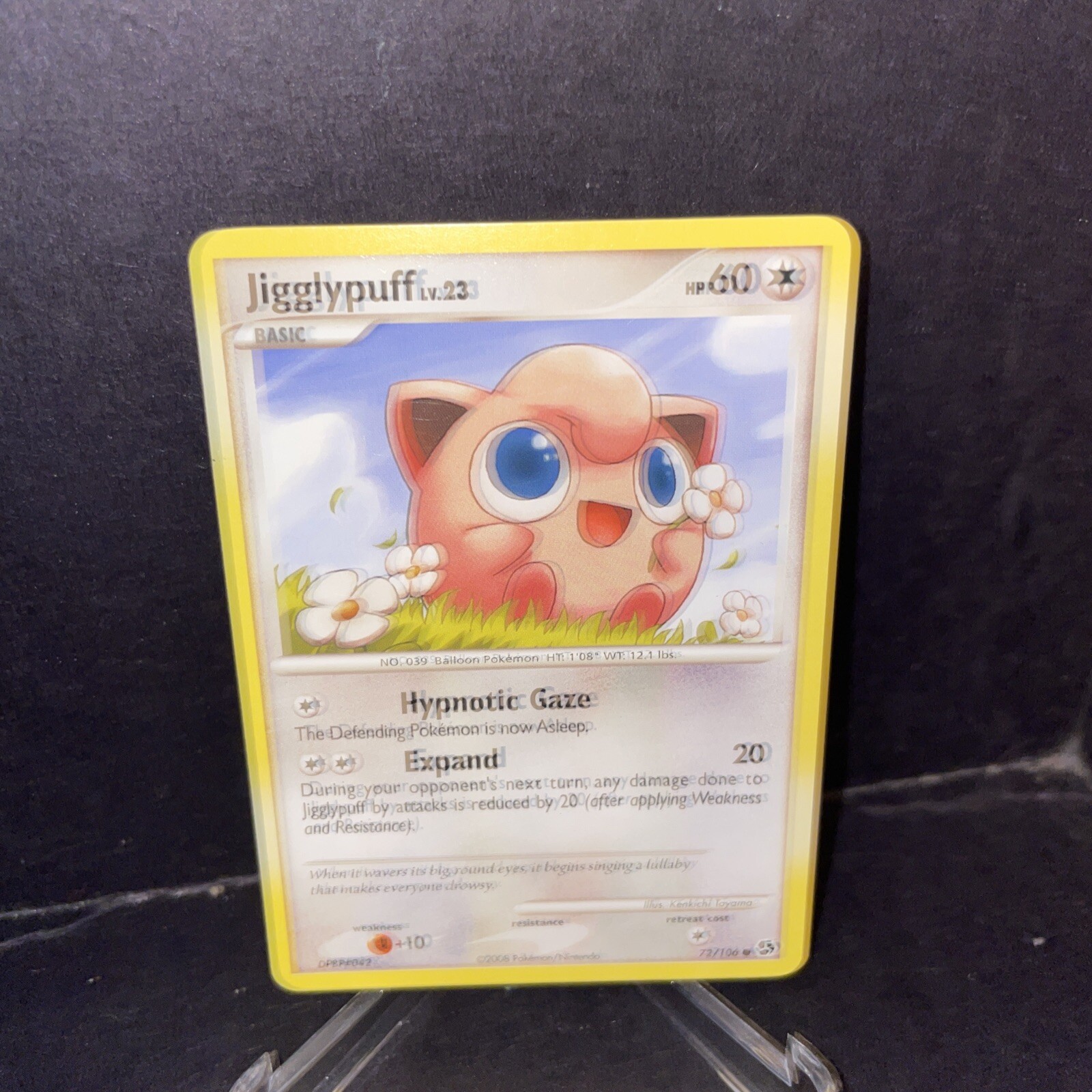 Jigglypuff - 72/106 - Common LP, English Pokemon Great Encounters
